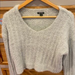 Gorgeous mint green fuzzy sweater